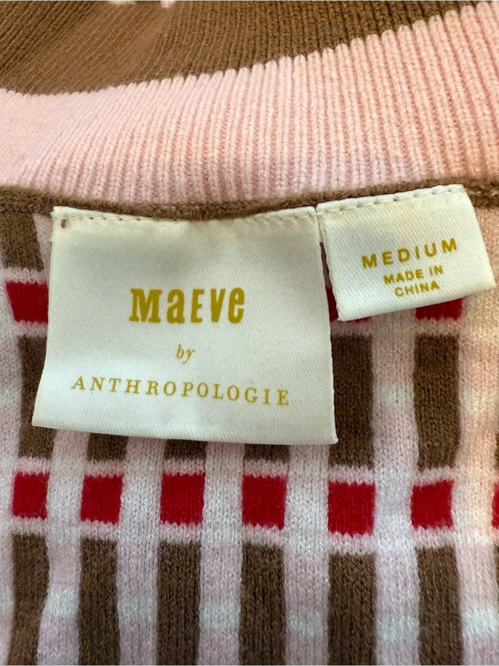 NWOT Maeve by Anthropologie Sweater Knit Dress Size M Sleeveless - Picture 3 of 4